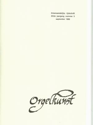 1988 Het pedaalclavichord (Orgelkunst)