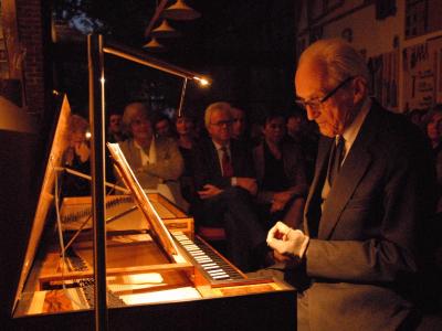 Gustav Leonhardt - atelierconcert Tollembeek